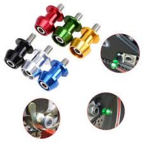 Swingarm Spools 6mm - Aprilia/Triumph/Yamaha TYPE 2